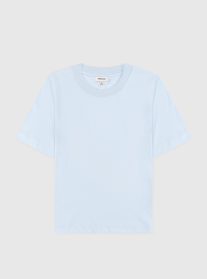 Sky Blue|Good Earth Cotton® Box Cut Tee – Sustainable Cotton T-shirt|Sky blue