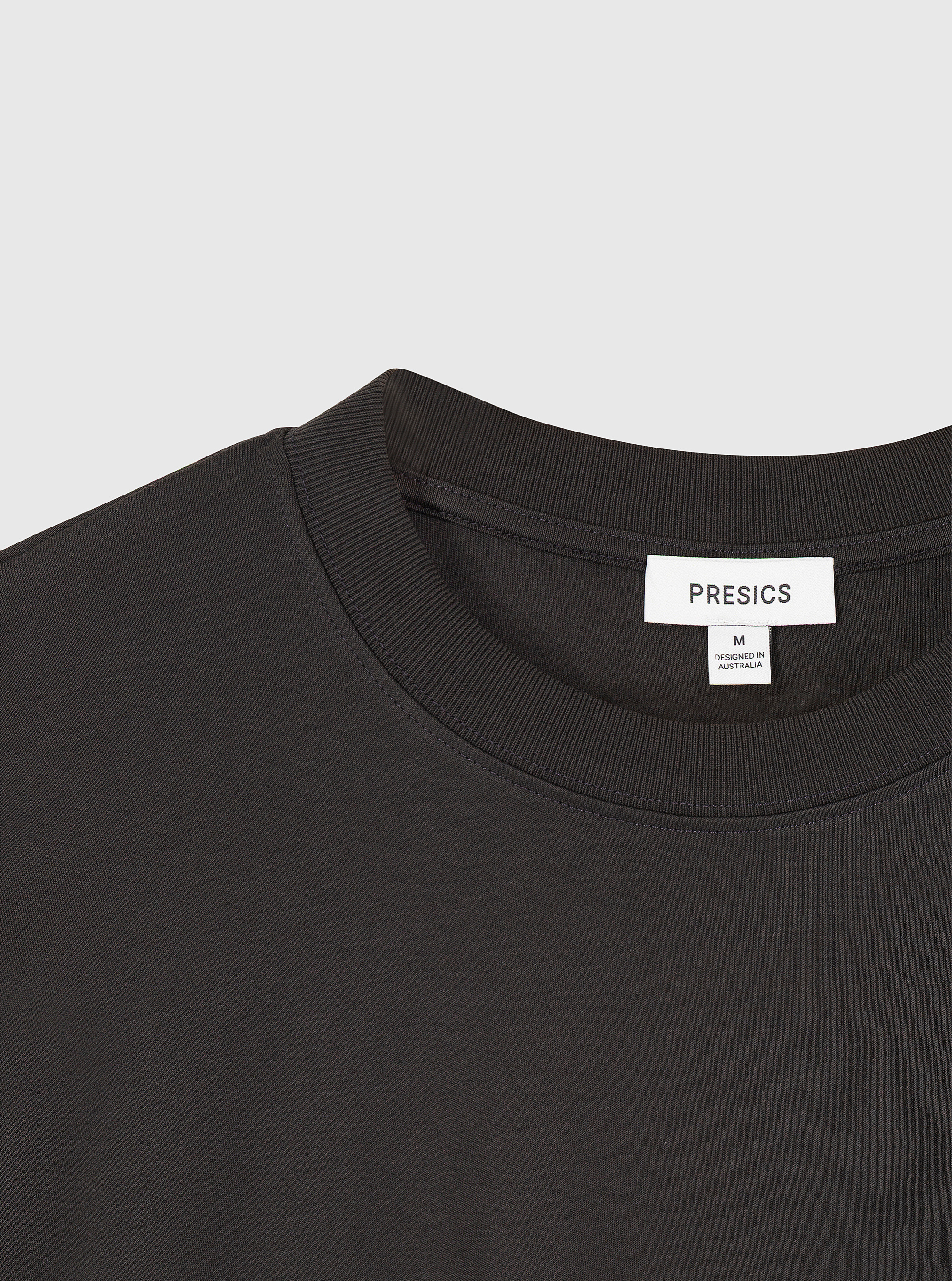 Charcoal|Good Earth Cotton® Oversized Tee – Sustainable Cotton T-shirt|Charcoal