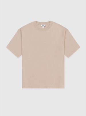 Mushroom|Good Earth Cotton® Oversized Tee – Sustainable Cotton T-shirt|Mushroom