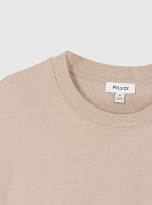 Mushroom|Good Earth Cotton® Oversized Tee – Sustainable Cotton T-shirt|Mushroom