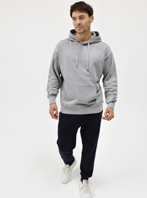 Grey Marl|Dylan is 5’11” and wearing a size L