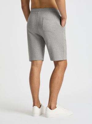 Grey Marl|Good Earth Cotton® Shorts for men – Sustainable Cotton Shorts|Evans is 6’2” and wearing a size M